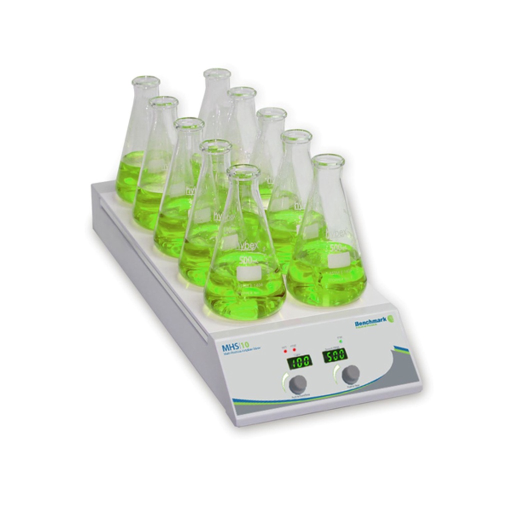 10 Position Digital Hotplate With Ceramic Surface  Top Temperature, 115V