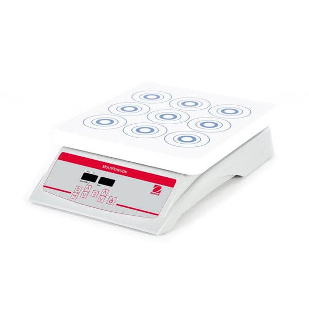 Nine Place Digitally Controlled Magnetic With 1400 RPM Maximum Speed and 9 x 250mL Stirring Capacity, 115V